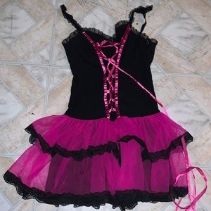 goth corset dress Widow